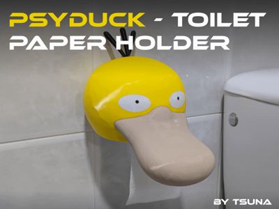 Psyduck Toilet Paper Holder
