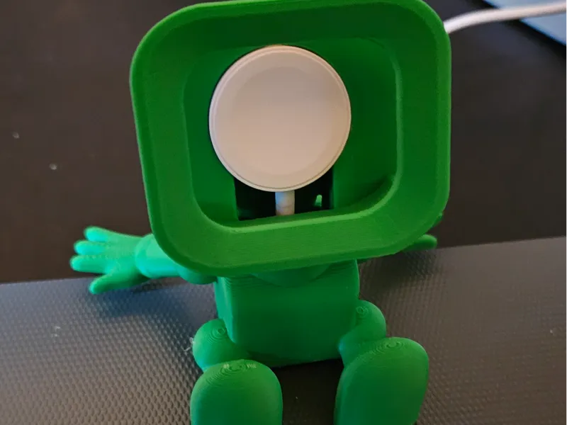 Apple Watch Mini Robot Charger mit Loch