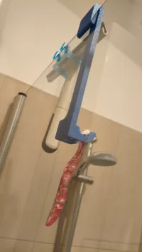 Support de rasoir sans perçage pour paroi de douche — photo 4
