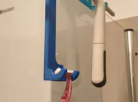 Support de rasoir sans perçage pour paroi de douche — photo 1
