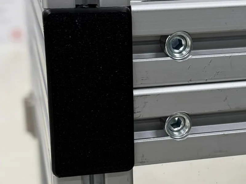 Cover for aluminum profile 30x60