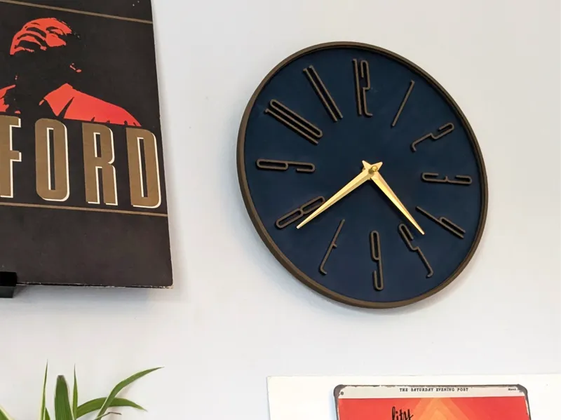 Simple Modern Wall Clock 252mm