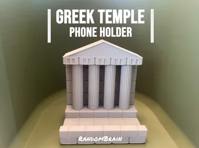 Greek Temple Phone Holder