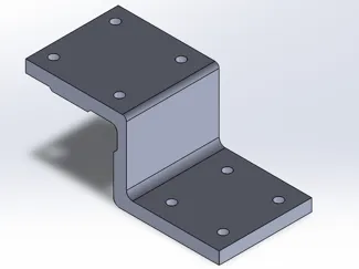 Z-Bracket for SBR16 Guide Rails