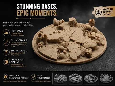 Escenografía en miniatura: Base|Terrain|Diorama - Alien Hive — referencia de MakerWorld