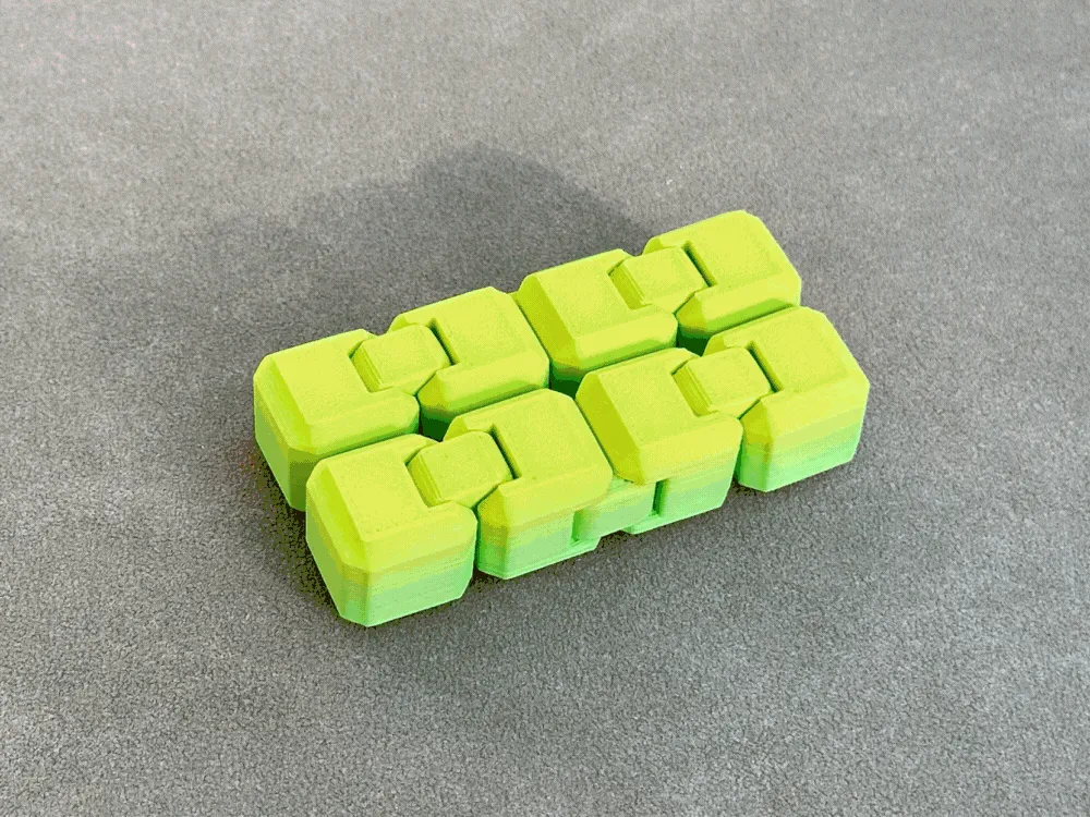 Endless Flip Cube – Print-in-Place Fidget - Free 3D Print Model ...