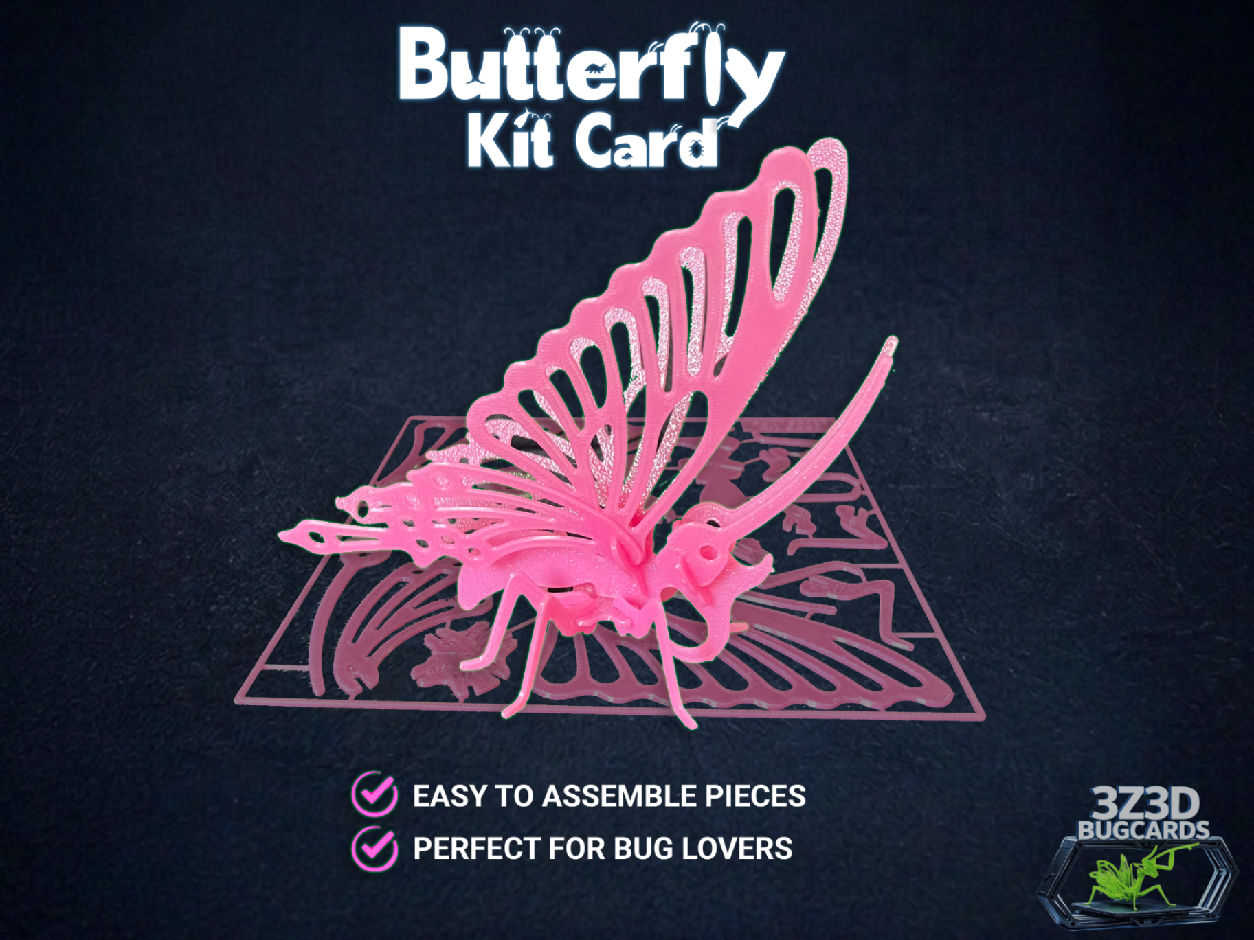 Butterfly Bug Kit Card - BugCards