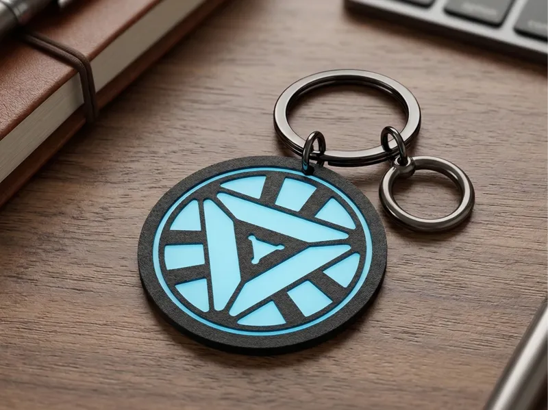 Iron Man Arc Reactor Keychain