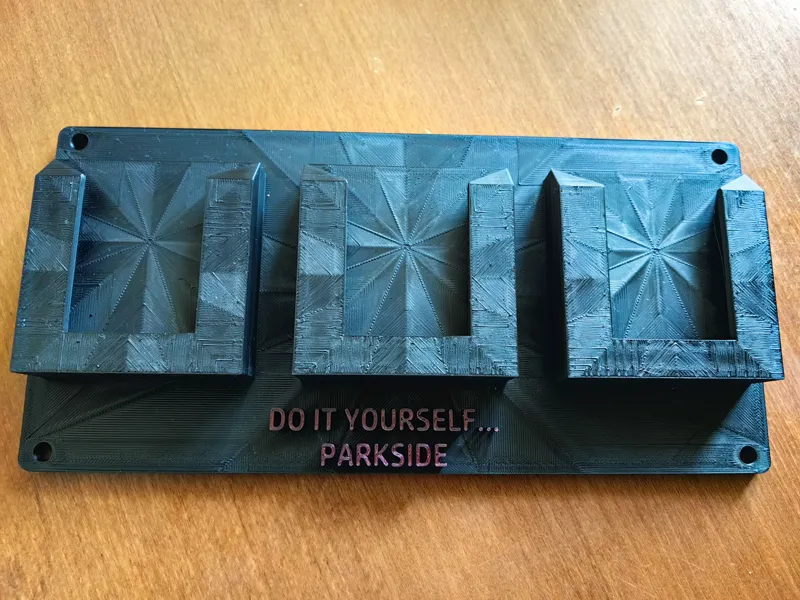 Battery wall holder for Parkside