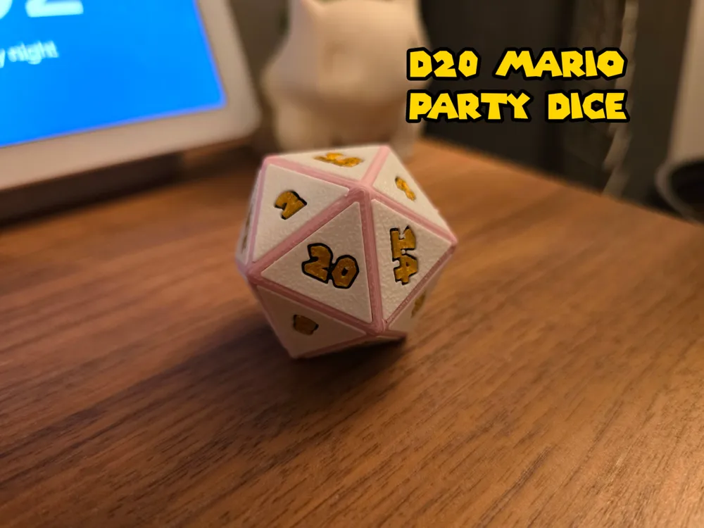 D20 Mario Party Dice by KNDesign - MakerWorld