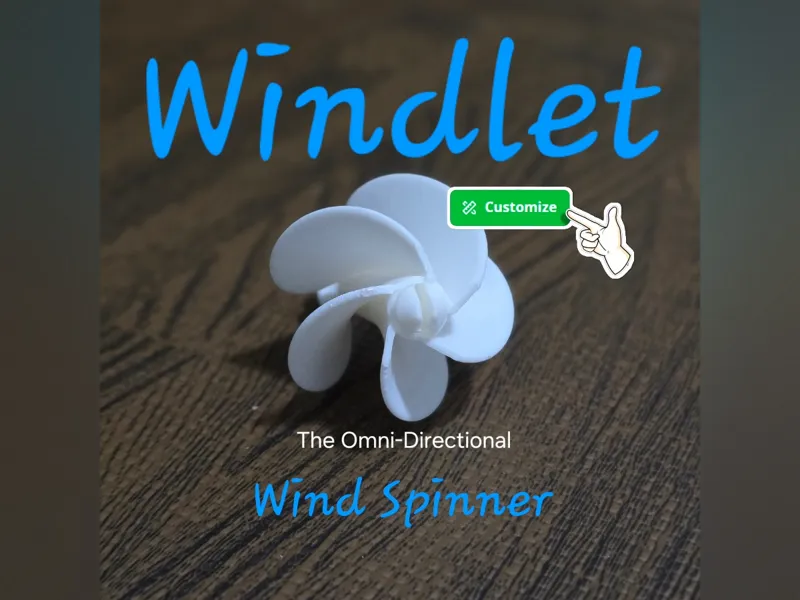 Windlet – Omni-Directional Wind Spinner
