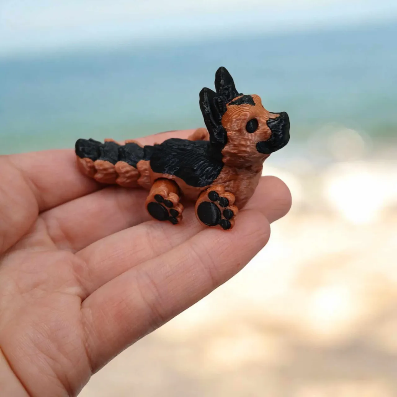 German Sheperd Puppy Flexible Dog view 2