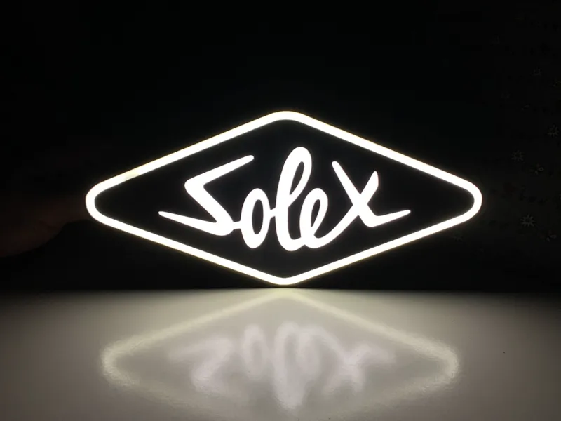 Boîte lumineuse SOLEX
