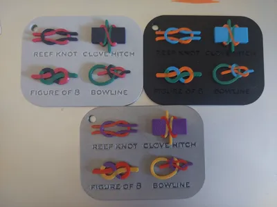 Knot Board Keyring
