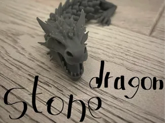 Flexi realistic dragon (stone dragon)