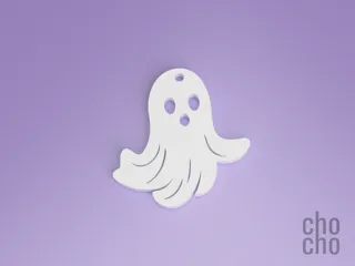 Ghost VII (One Color) Keychain or Earring