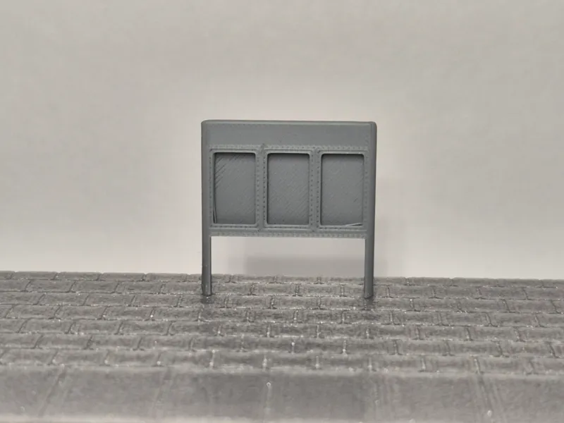 Train Timetable Stand H0