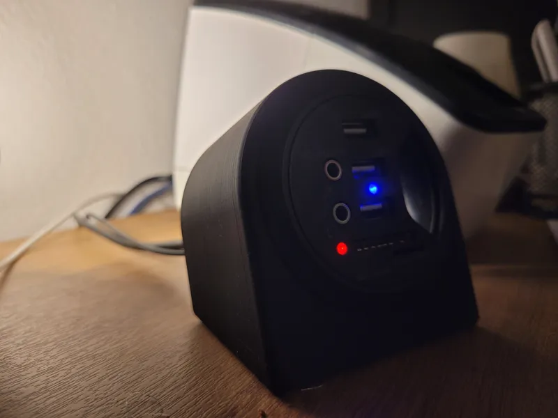 Holder for USB table desk hub