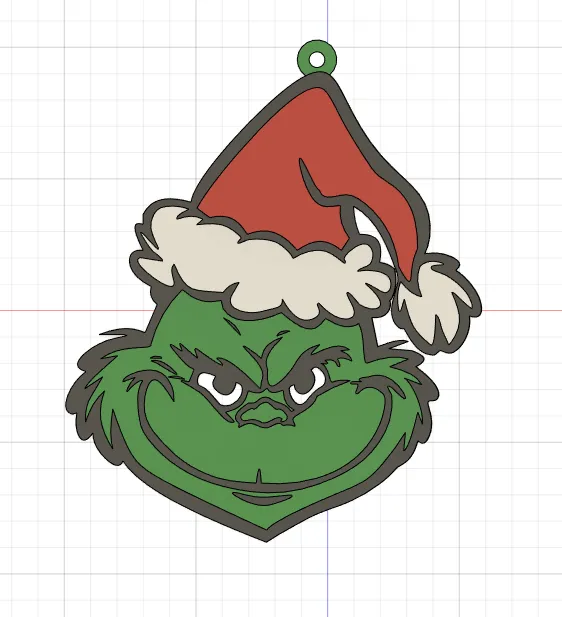 Ornement de Noël Grinch