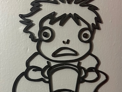 Ponyo Chicken Legs Wall Art