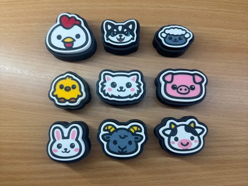 Farm Animal Fidget Clicker Collection