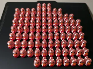 Valentines Day Duck - Strengthened and Keychained