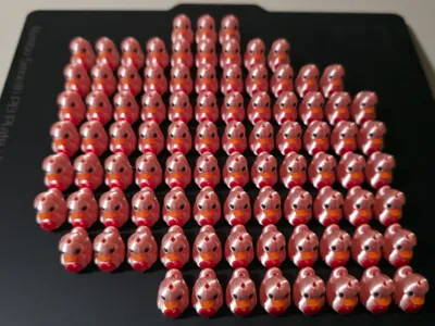 Valentines Day Duck - Strengthened and Keychained