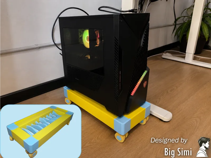 Modular Desktop PC Cart