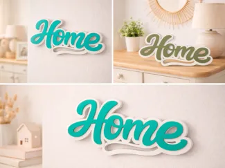 "Home" Schild
