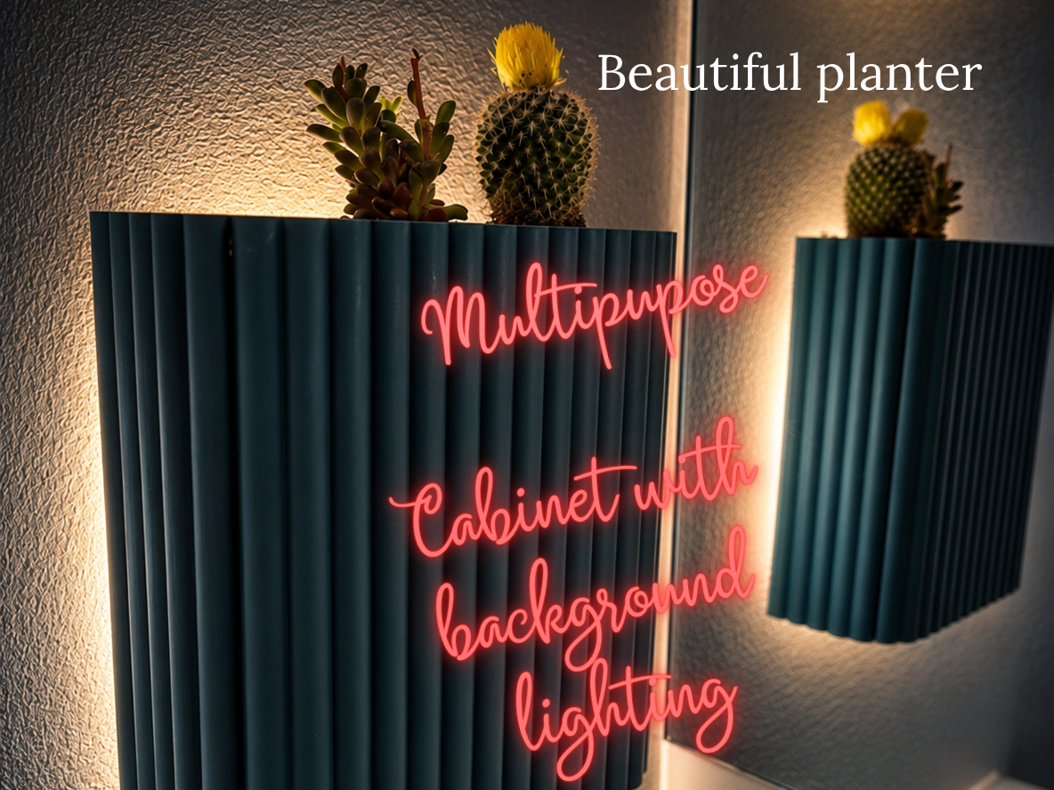 Miniatura 1 do modelo 3D Planter Cabinet Light