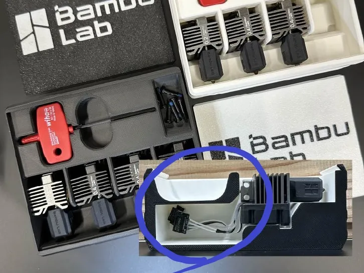 Hotend Storage Case for Bambu 3D Printers