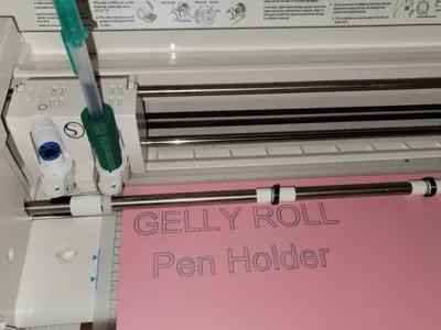 Silhouette Cameo 3 Gelly Roll gel pen holder