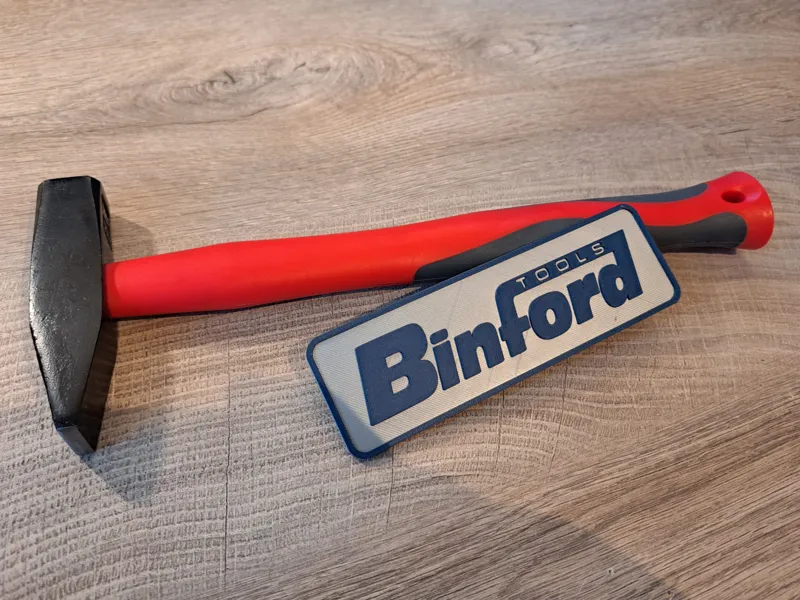 Binford-Emblem (original Schriftzug)