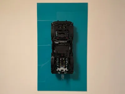 Brick BATMANS BATMOBIL 42127 Wallmount Plexiglass