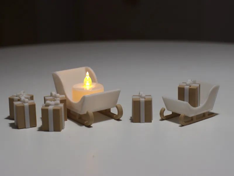 Christmas sledge 