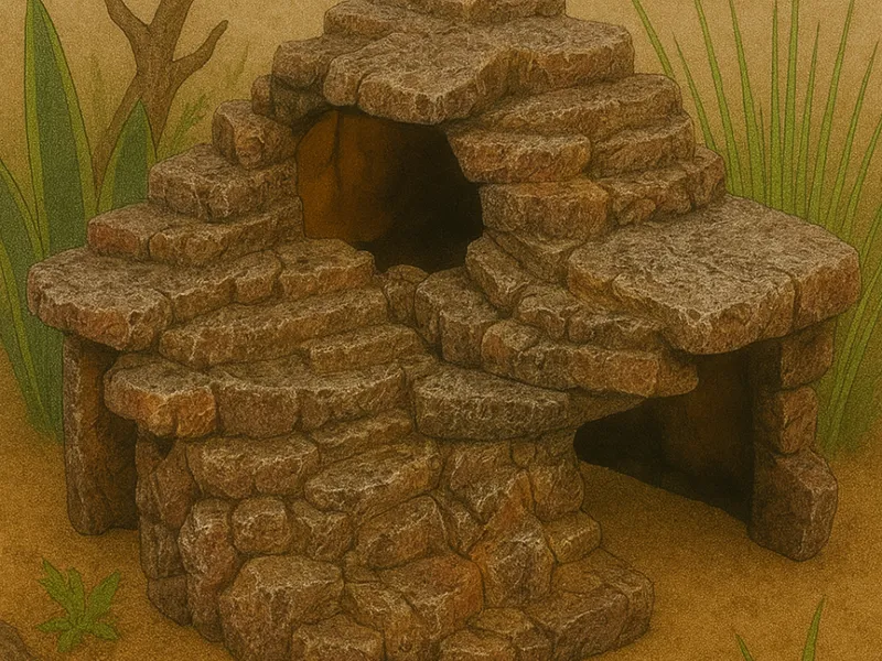 Terrarium-Deko: skalierbar & bemalbar