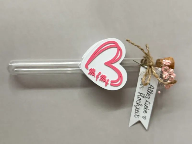 Reagenzglasstecker Hochzeit