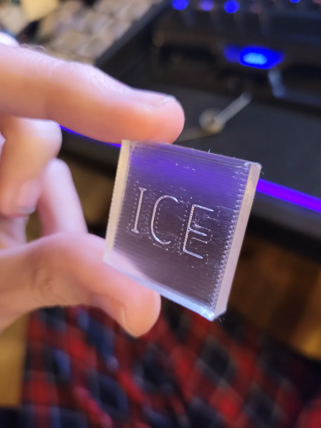 IC3D PETG Glass Profile: Print ICE Cubes view 3