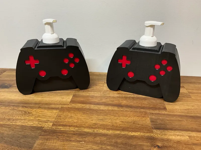 Gamer Soap Bottle Cover for Ivy & Castle or B & B
