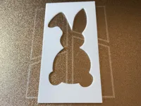 Pochoir lapin — photo 2