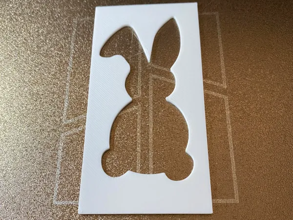 Pochoir lapin