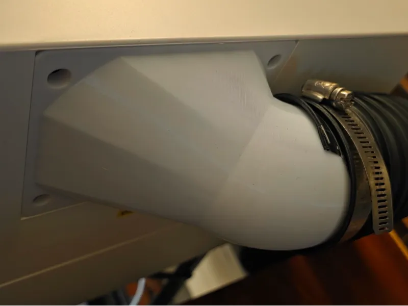 xtool s1 90 degree exhaust