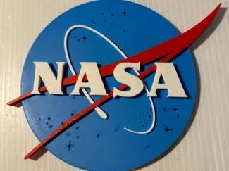 3D NASA Logo