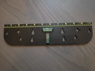Drill guide template for common cable modems