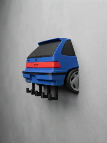 Soporte: Honda Civic EF9 Wall Key Holder — vista de referencia 4