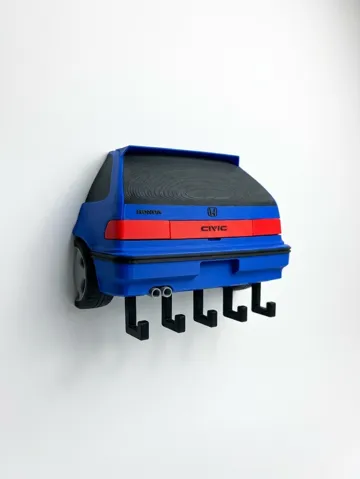 Soporte: Honda Civic EF9 Wall Key Holder — vista de referencia 2
