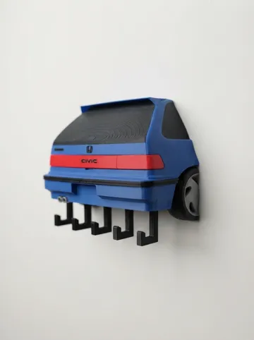 Soporte: Honda Civic EF9 Wall Key Holder — vista de referencia 5