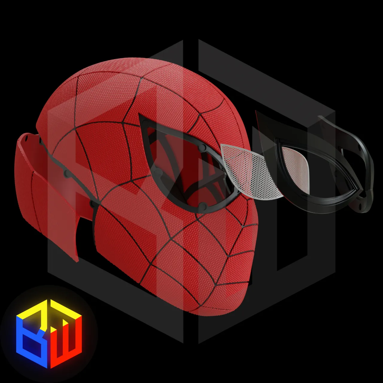 Spider-Man PS5 Textured Helmet view 4