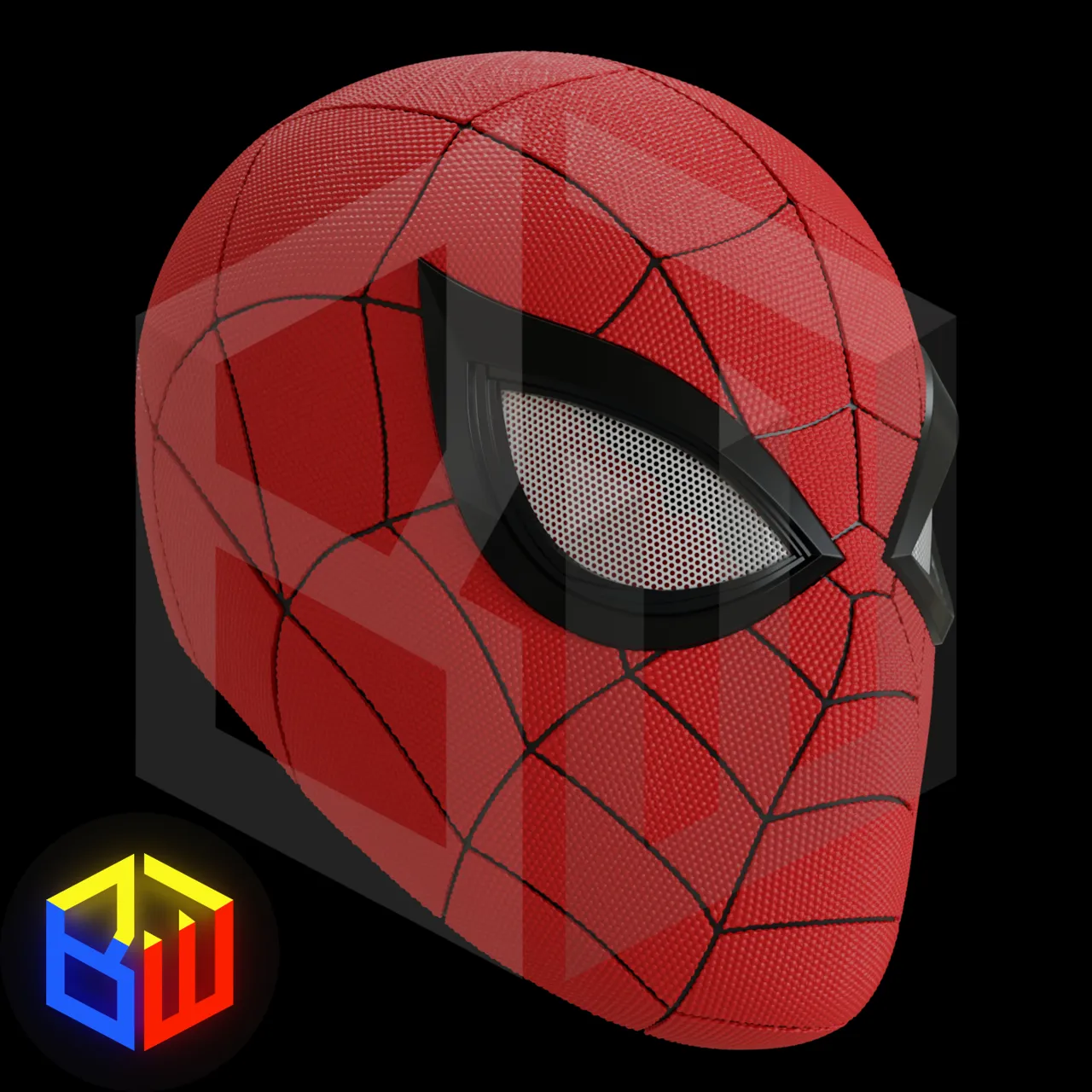 Spider-Man PS5 Textured Helmet view 3