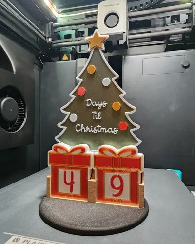 DAYS TILL CHRISTMAS COUNTDOWN KP3D